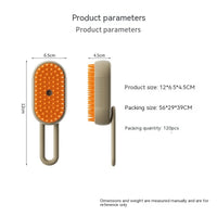 NoblePet Steam Brush — 3-in-1 Electric Spray Grooming Comb
