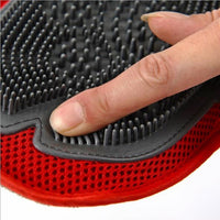 NoblePet Grooming Glove — Fur Remover & Massage Brush